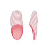 Women' Secret rózsaszín csíkos papucs