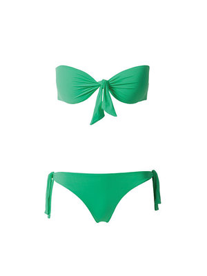 Calzedonia zöld egyszínű kötős bikini