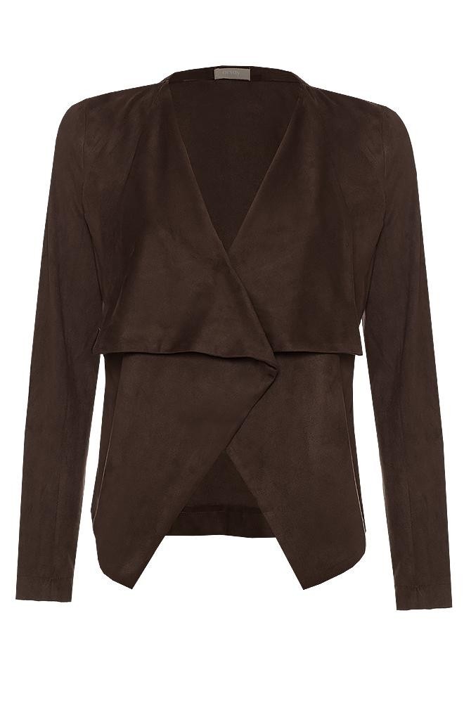 Orsay női barna lezser hasított bőr dzseki 2015.10.06 fotója