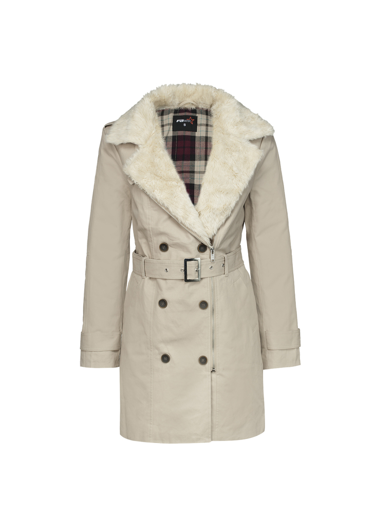 طفح جلدي تؤثر جذاب  New Yorker dekoratív női bézs téli kabát - New Yorker, 18 490 Ft 