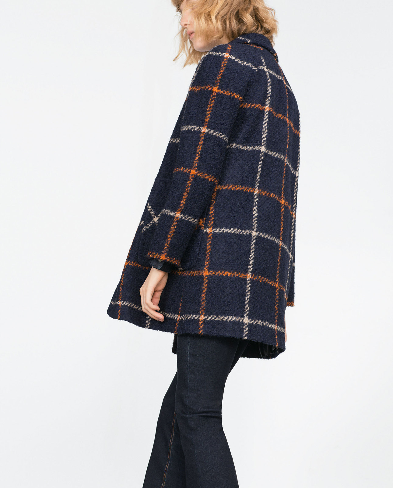 Zara női gyapjú buklé kabát 2015 fotója