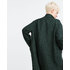 Zara zöld női gyapjú kabát