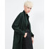 Zara zöld női gyapjú kabát