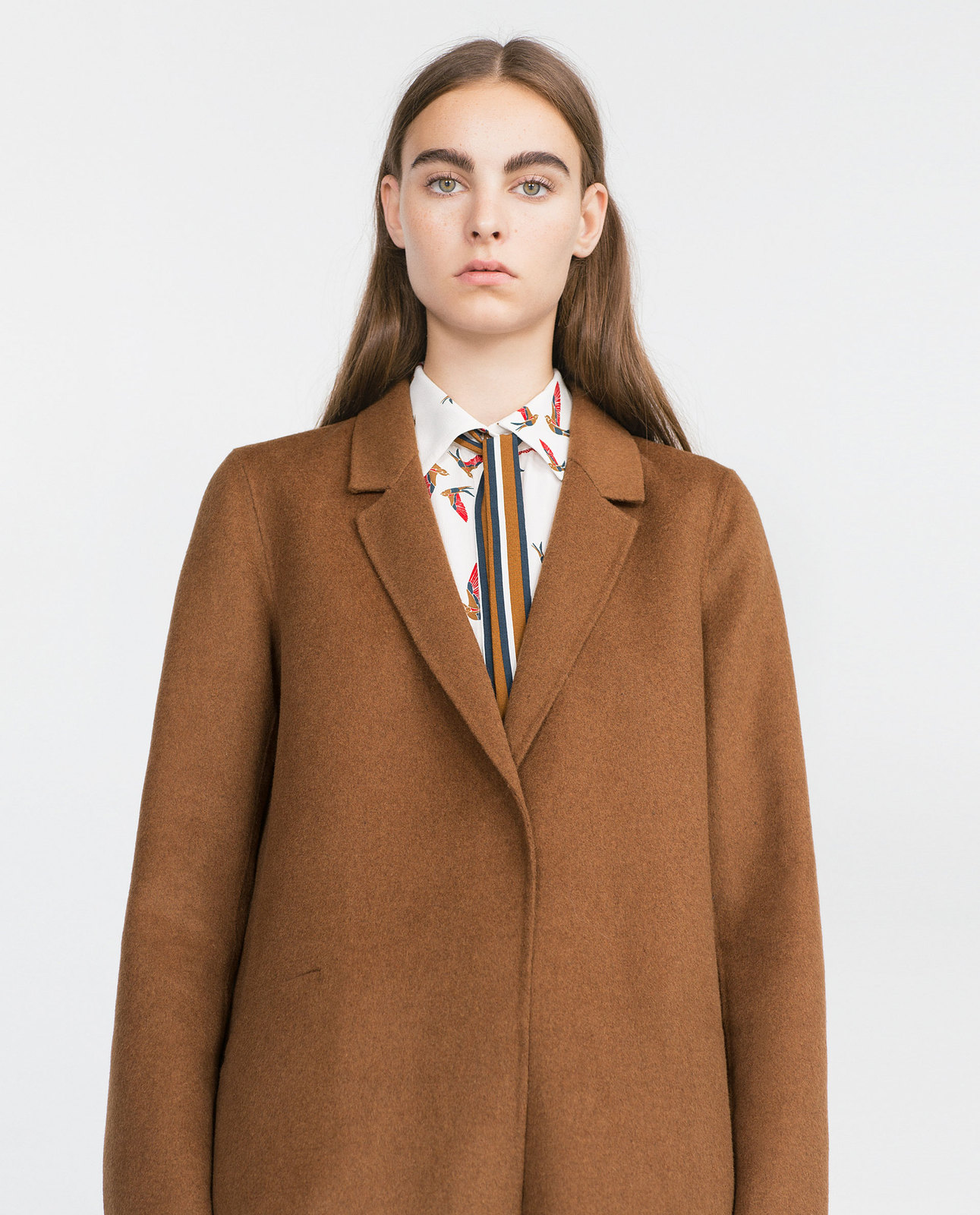 Zara női kézzel készített kabát 2015.10.15 fotója