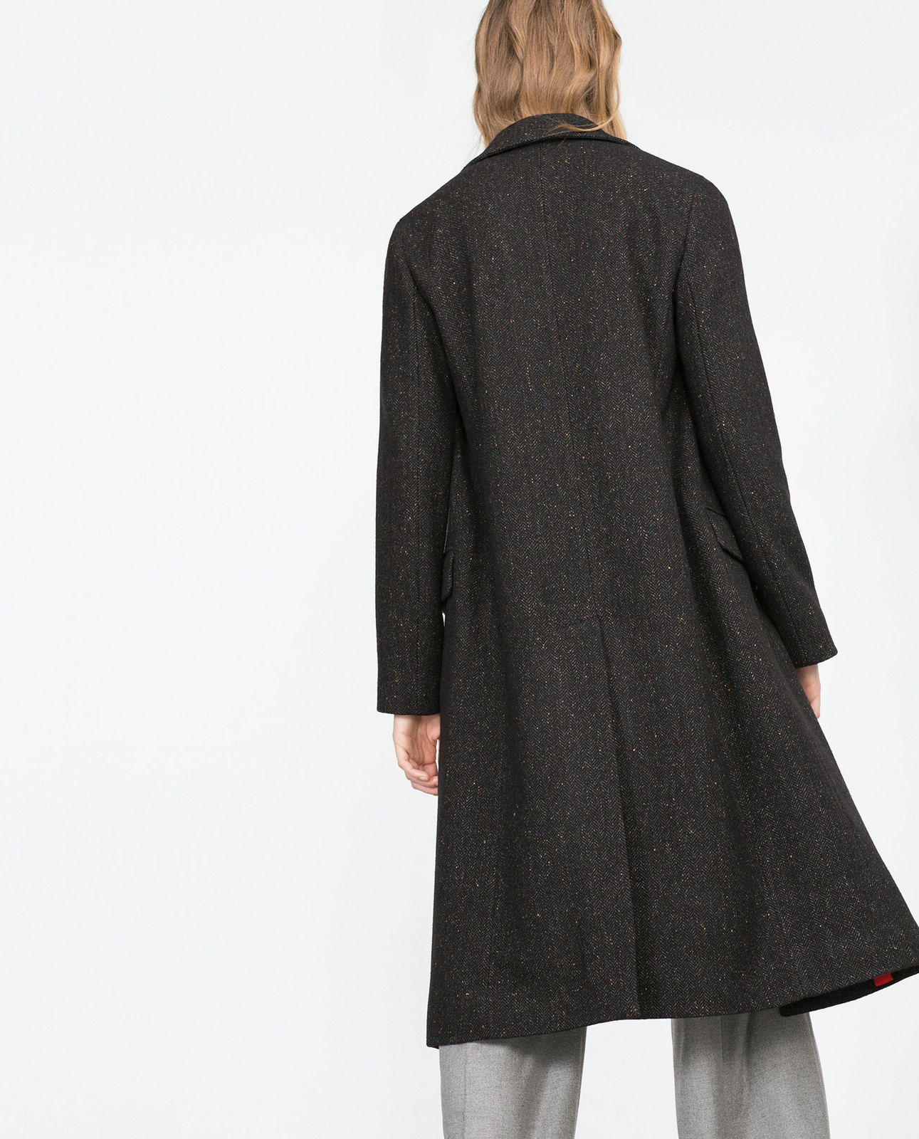 Zara egyenes szabású női kabát 2015.10.15 #88519 fotója