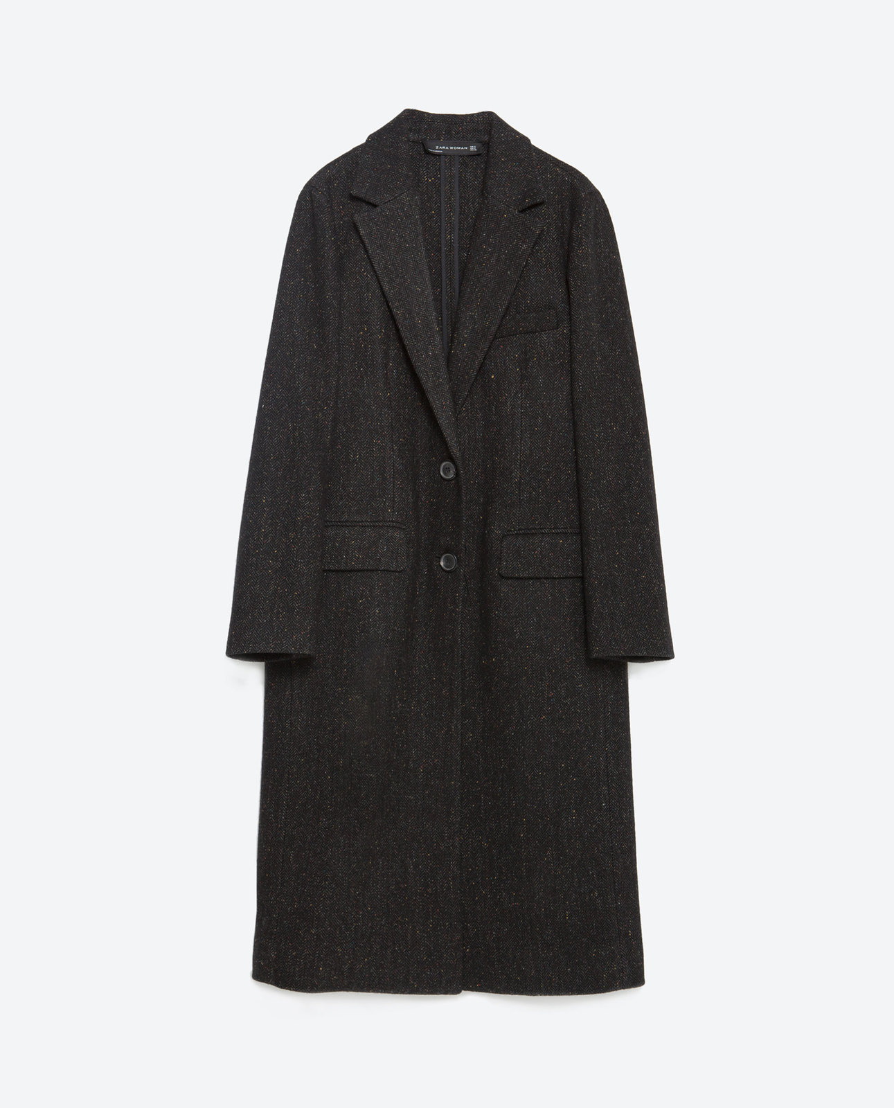 Zara egyenes szabású női kabát 2015.10.15 #88520 fotója