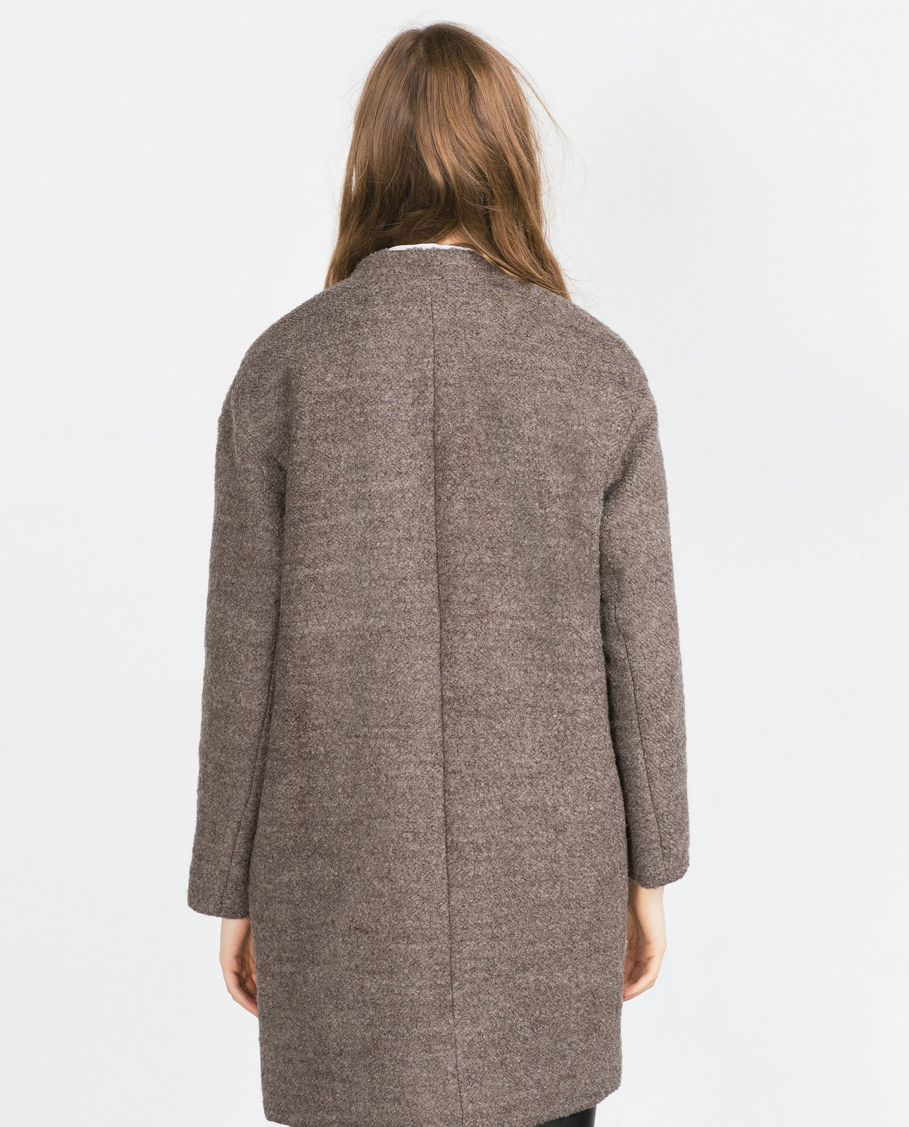 Zara női buklé gyapjú kabát 2015.10.15 #88605 fotója