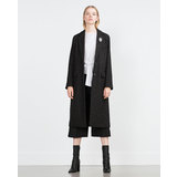Zara női egyenes szabású kabát