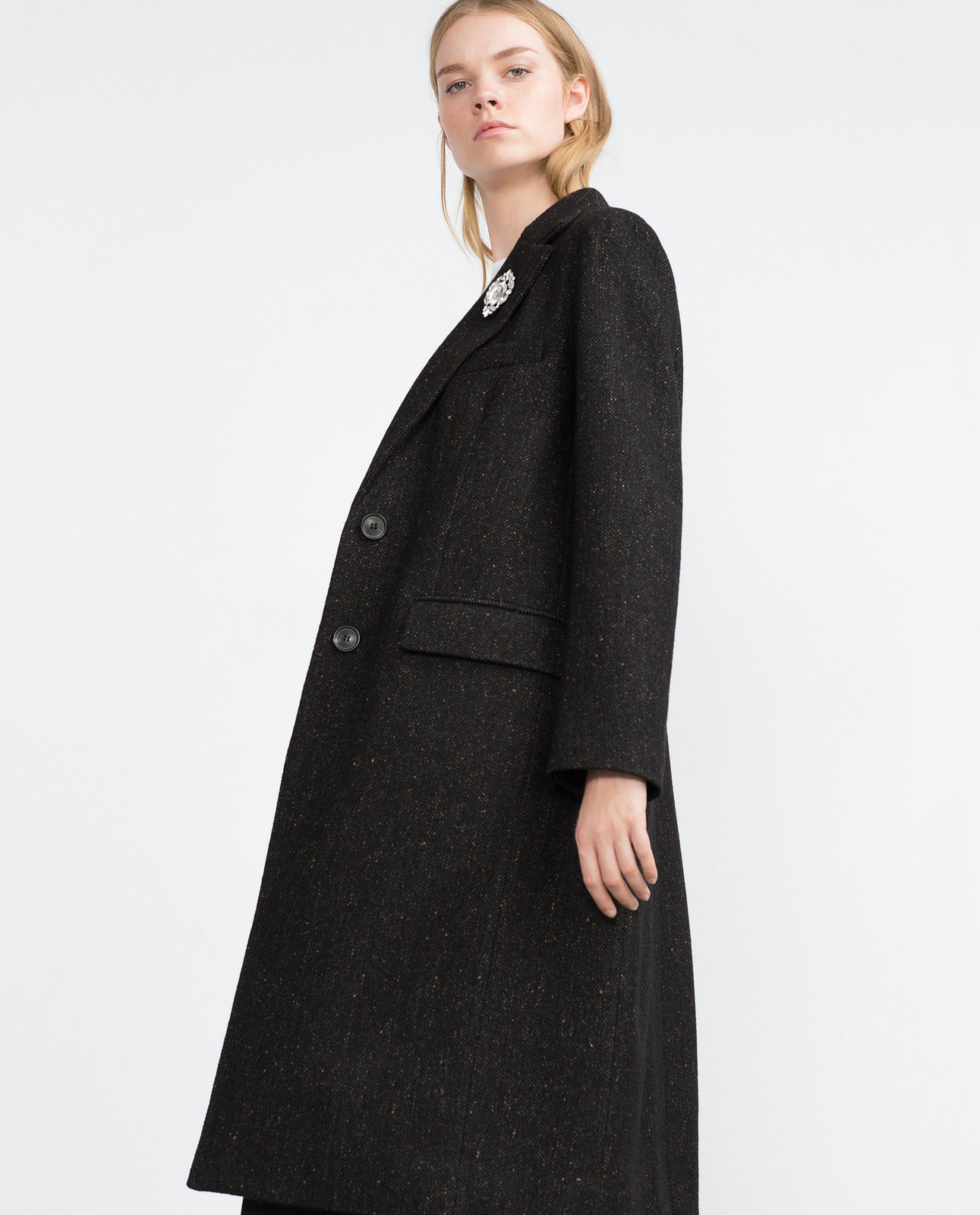 Zara női egyenes szabású kabát 2015.10.15 #88690 fotója