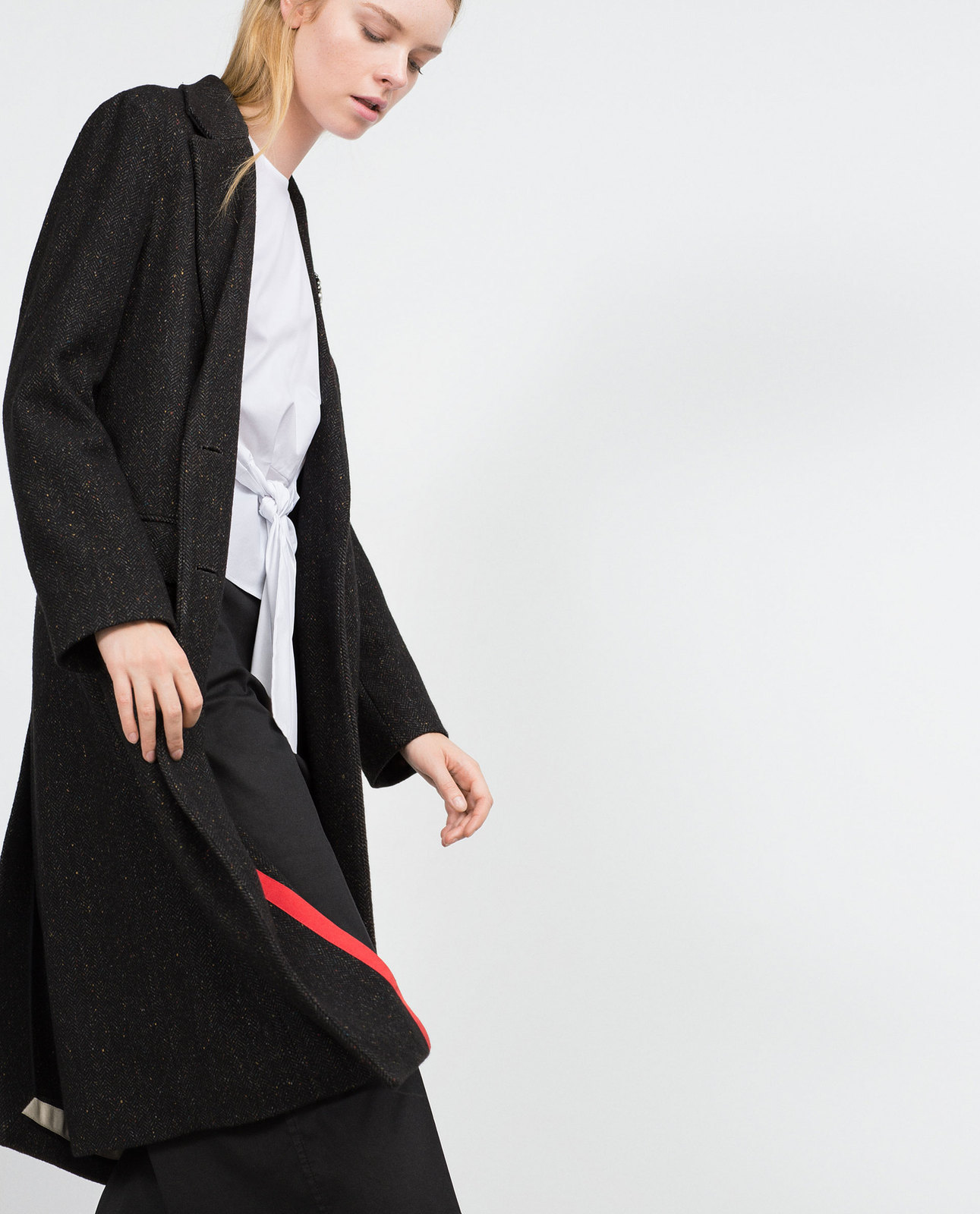 Zara női egyenes szabású kabát 2015.10.15 #88692 fotója
