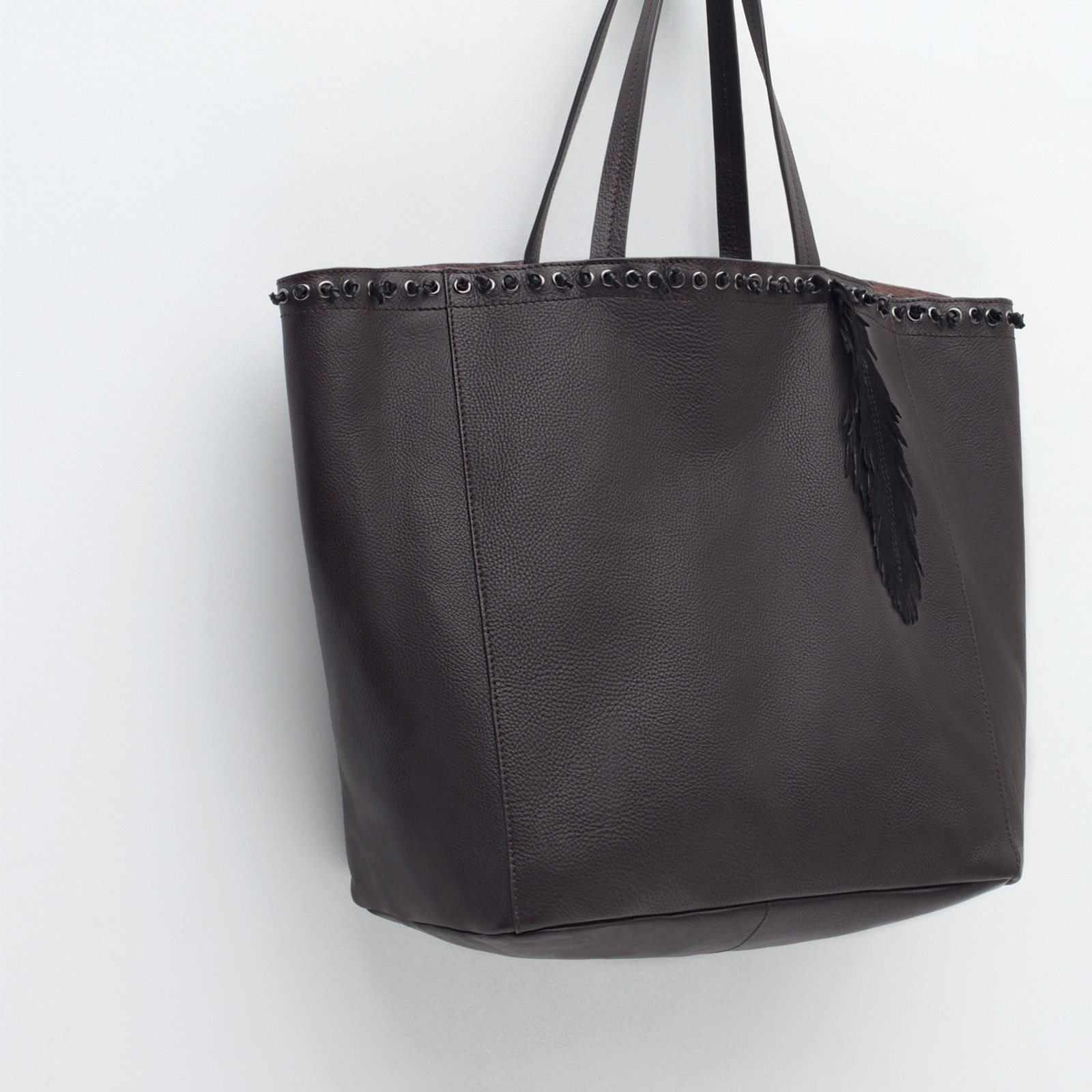 Zara csábos női fekete bevásárló táska 2015.10.15 #88753 fotója