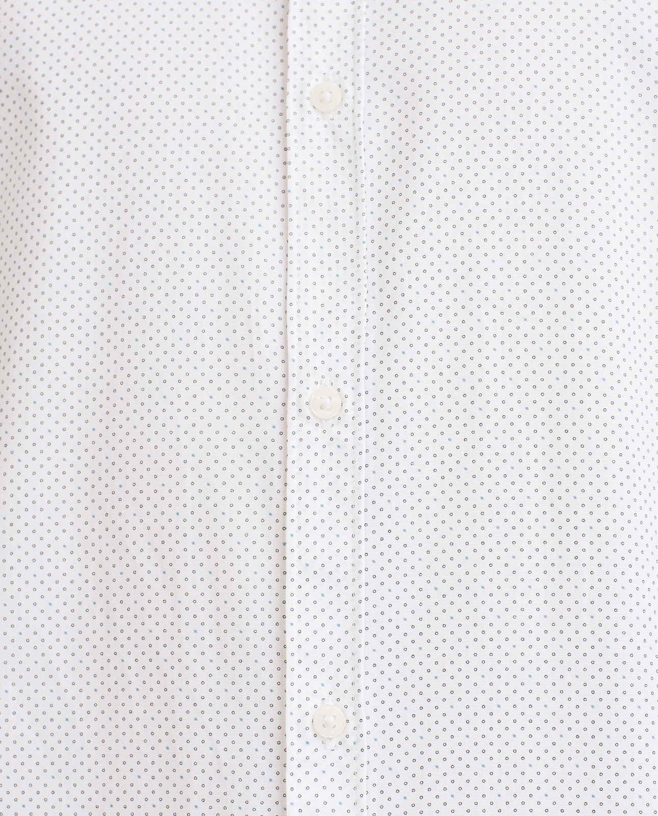 Zara apró pöttyös fehér férfi ing 2015.10.15 #88982 fotója