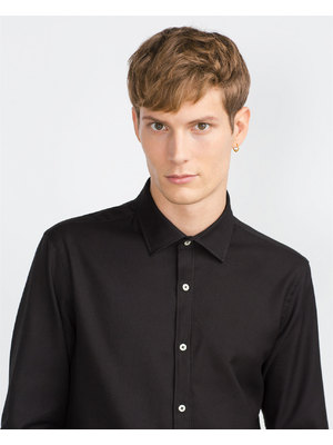 Zara fekete férfi oxford ing