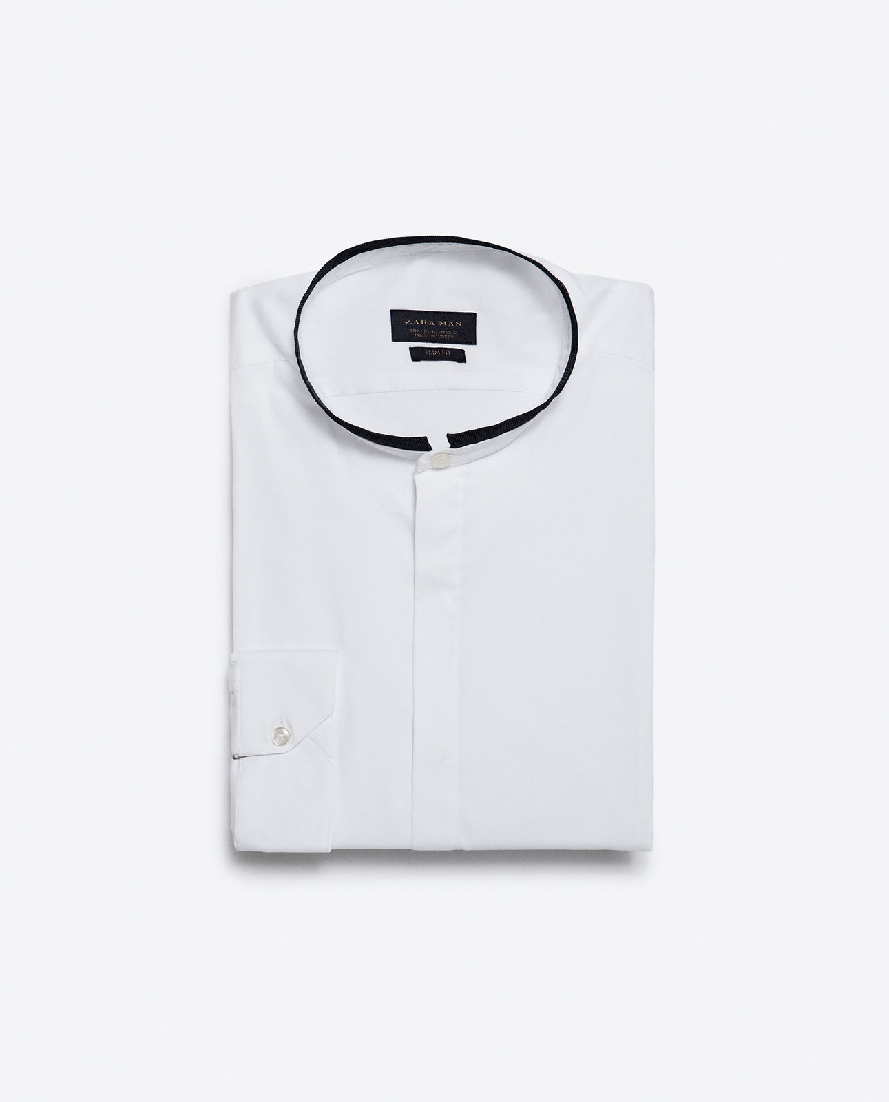 Zara slim fit fehér sztreccs férfi ing 2015.10.15 #89302 fotója