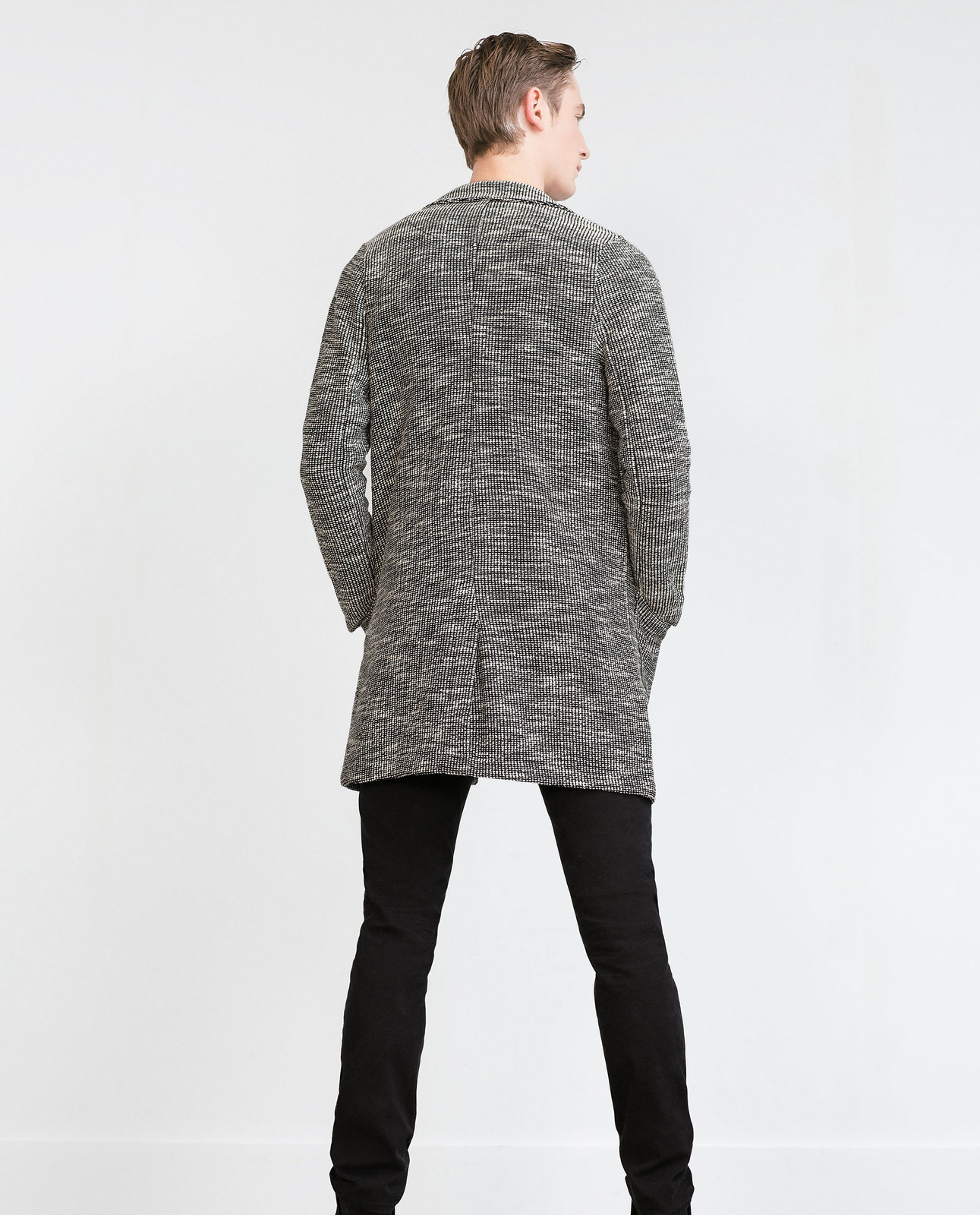 Zara szürke férfi kabát pulóver 2015.10.16 #89551 fotója