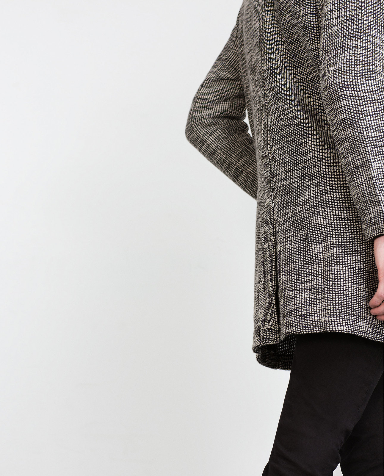 Zara szürke férfi kabát pulóver 2015.10.16 #89552 fotója