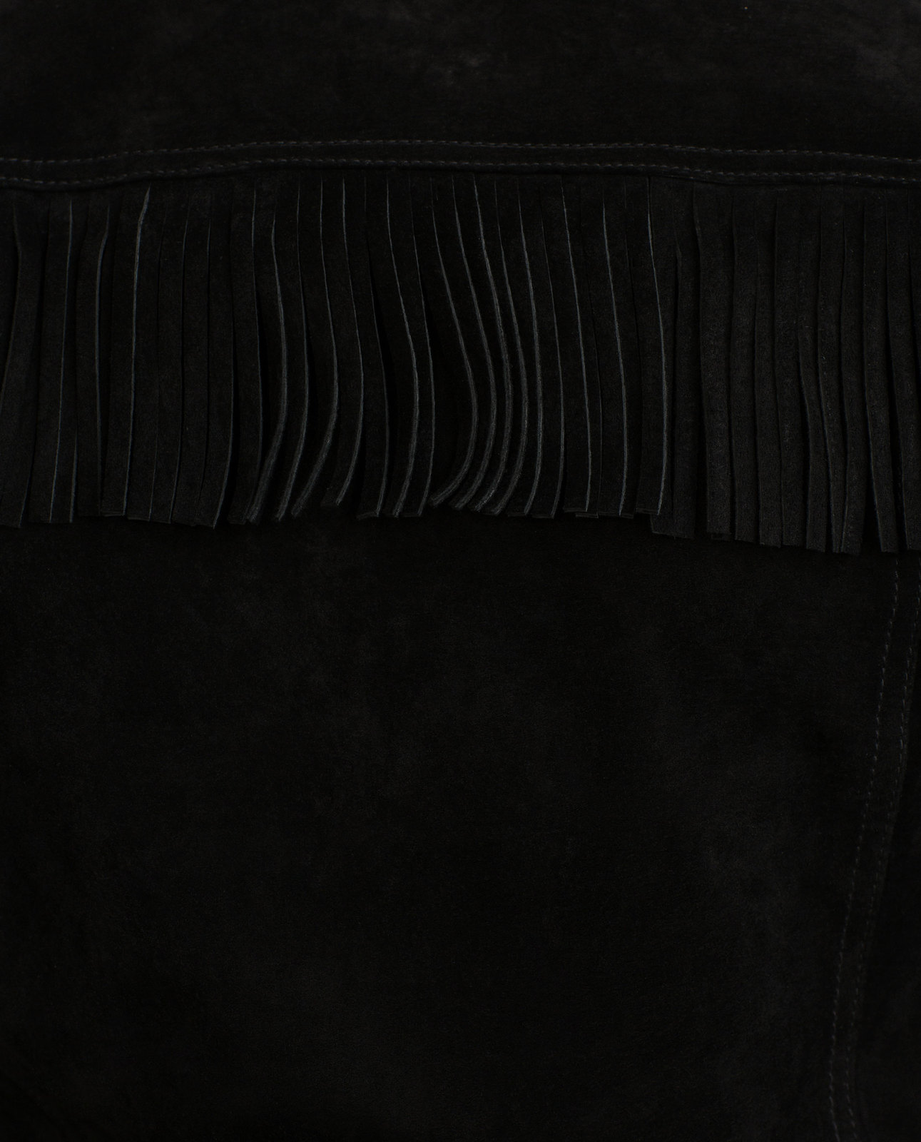 Zara férfi fekete rojtos dzseki 2015.10.15 #89578 fotója