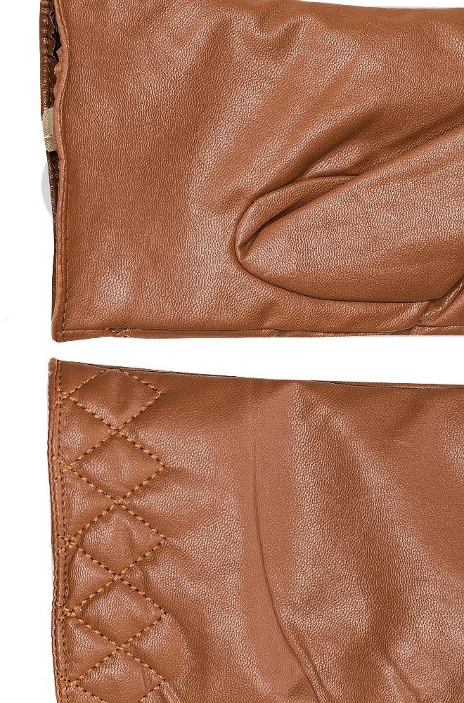 Orsay barna női bőrhatású kesztyű 2015.10.06 fotója