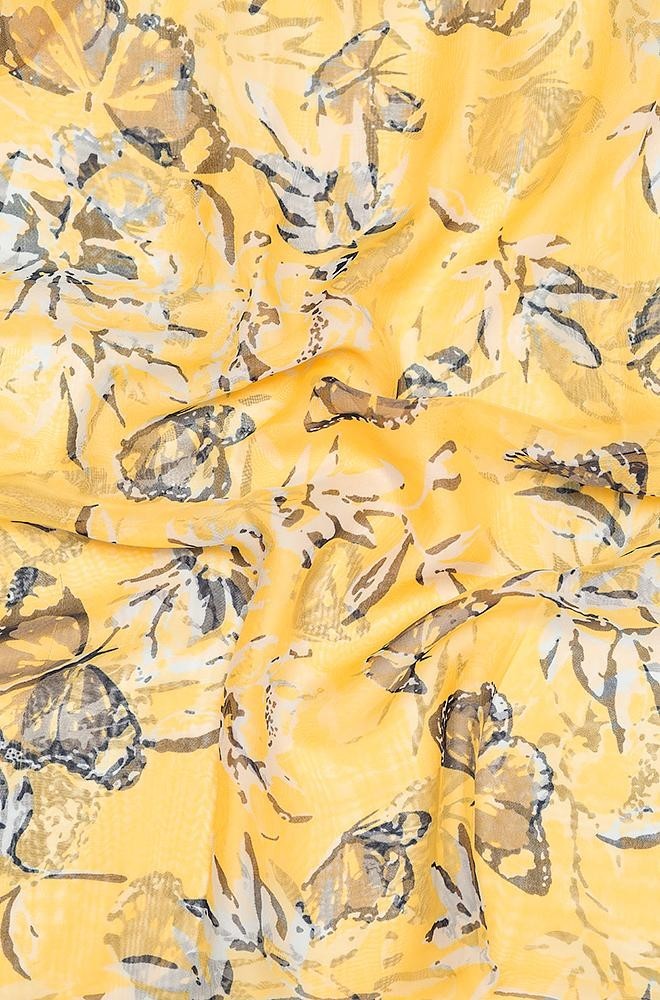 Orsay sárga pillangós sifon kendő 2015.10.07 #86773 fotója