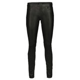 New Yorker bőrhatású fekete leggings