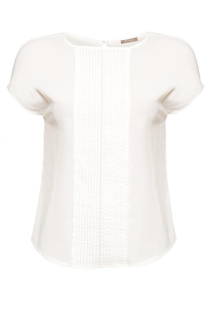 Orsay fehér pliszé T-Shirt 2015.02.20 fotója