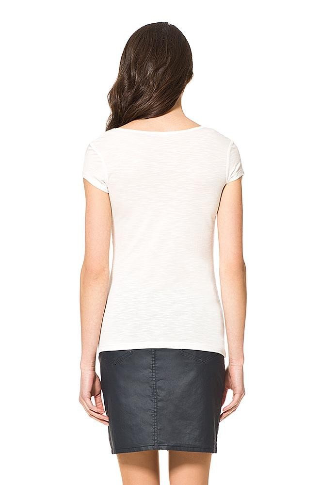 Orsay "Happiness" feliratos fehér T-shirt 2015 fotója