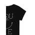 Tally Weijl fekete "Horgony" grafikás T-Shirt