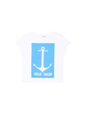 Tally Weijl fehér "Horgony" grafikás T-shirt