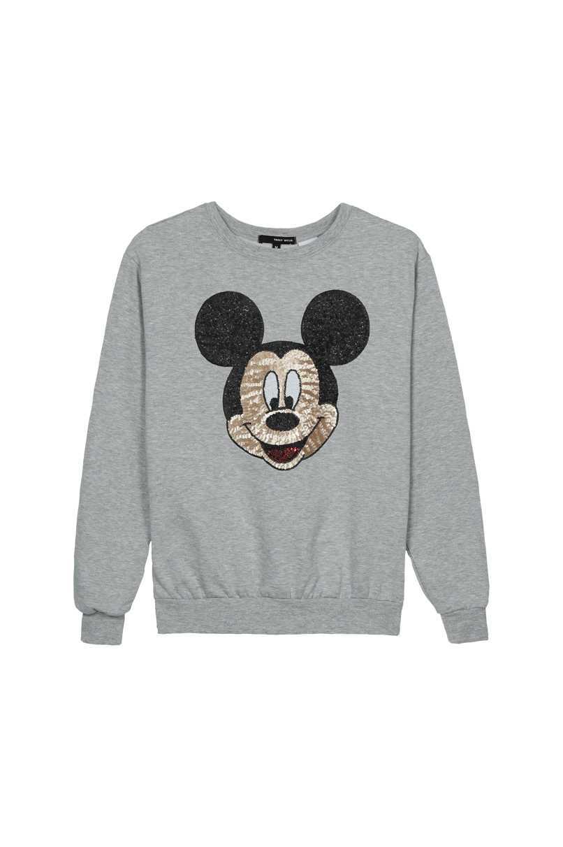 Tally Weijl szürke "Mickey" flitteres pulóver fotója