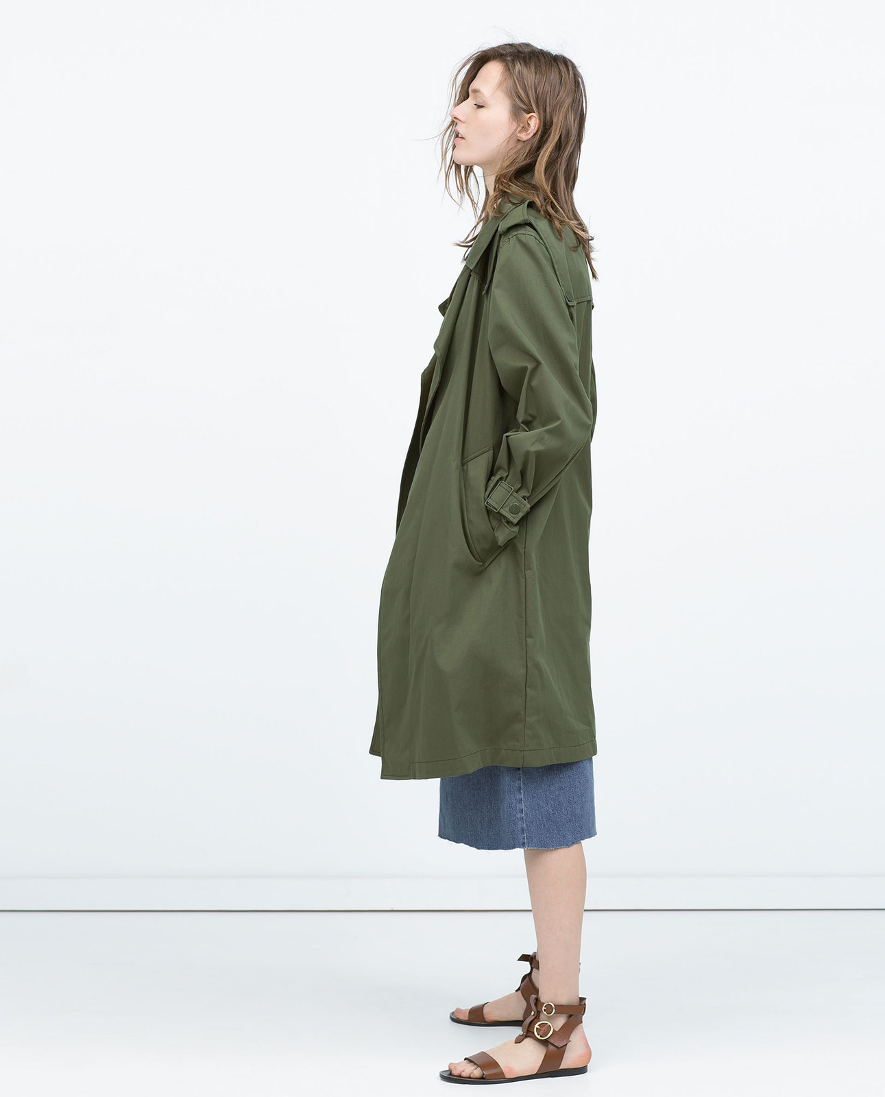 Zara oversize trenchcoat 2015.02.23 fotója