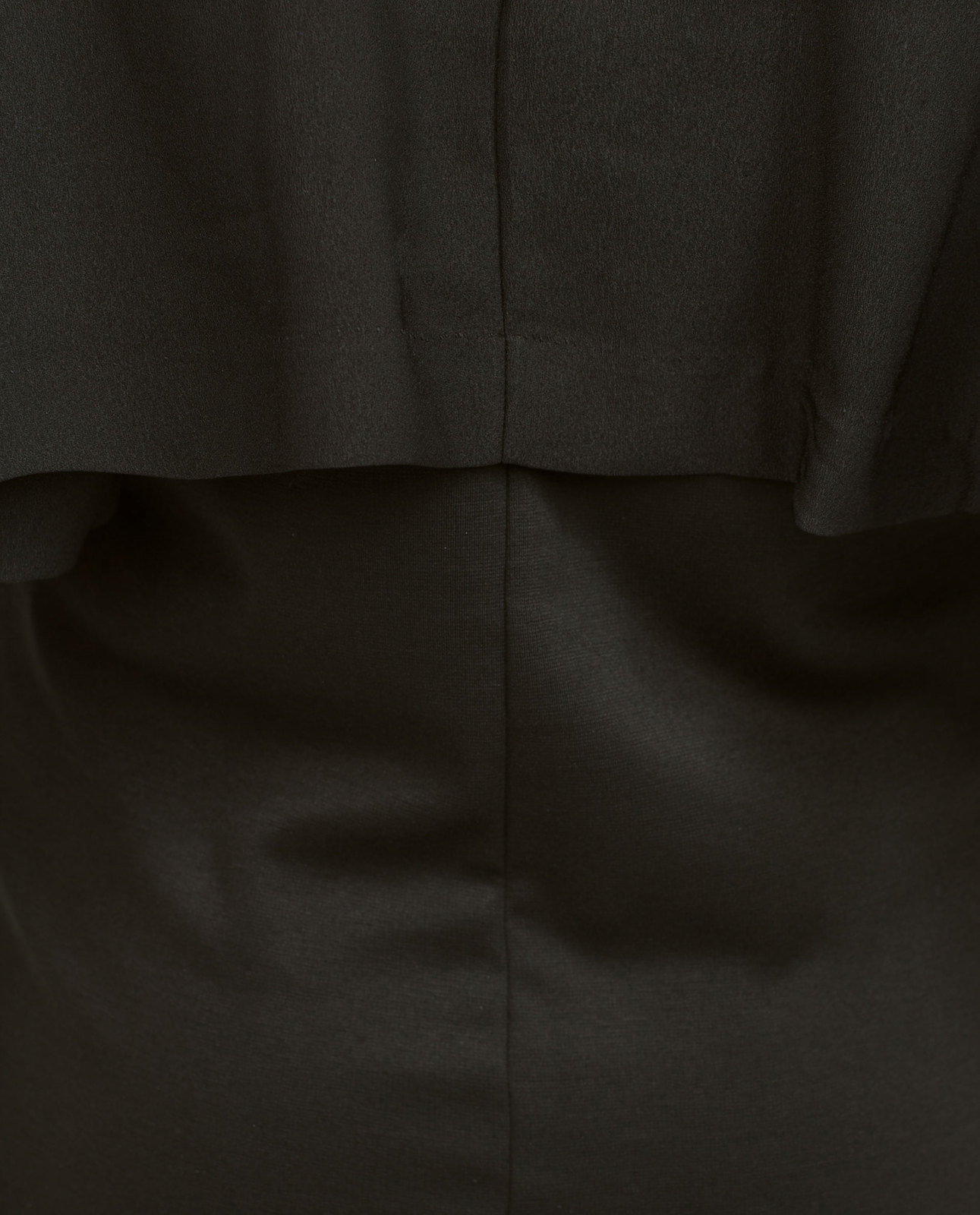Zara fekete duplarétegű fekete ruha 2015.03.02 #75097 fotója