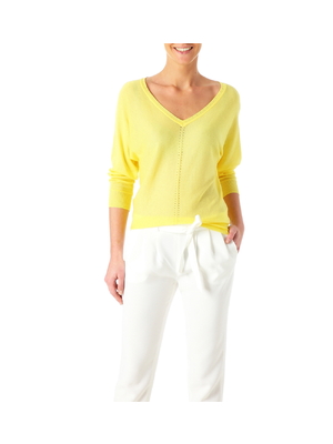 Promod női sárga pulóver