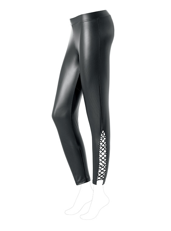 Calzedonia stílusos női fekete leggings fotója