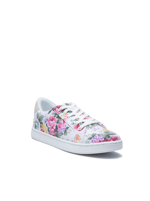 Springfield cool női fehér virágos sport cipő
