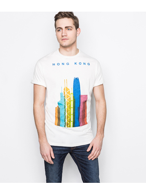 Springfield felhőkarcolós Hong Kong póló