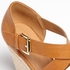 Pimkie női platform éktalpú cipő barna színben
