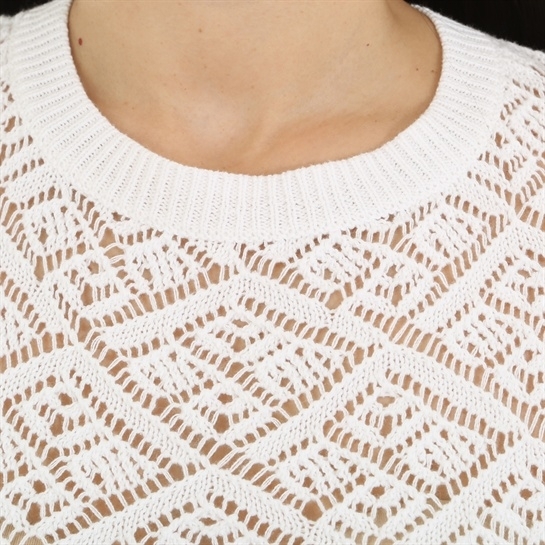 Pimkie hátnélküli női fehér csipkés pulcsi 2015.02.27 #78211 fotója