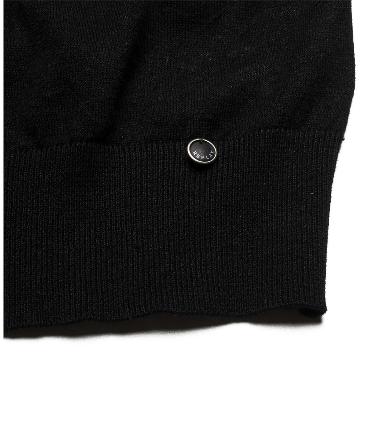 Replay gyönyörű női fekete pamut-lenvászon pulóver 2015.02.27 #78896 fotója