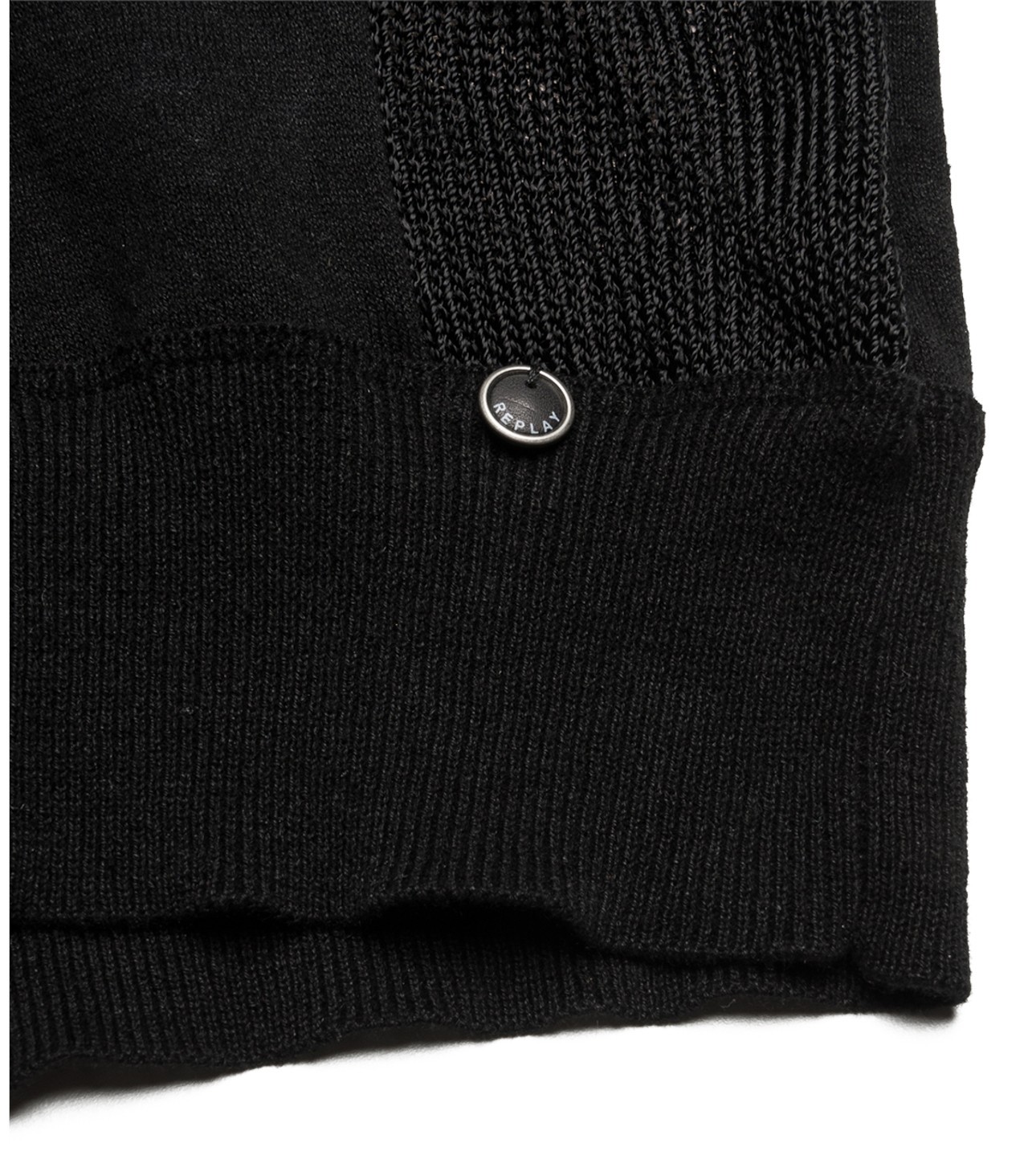 Replay női fekete pamut-lenvászon keverék pulcsi 2015.02.27 #78902 fotója