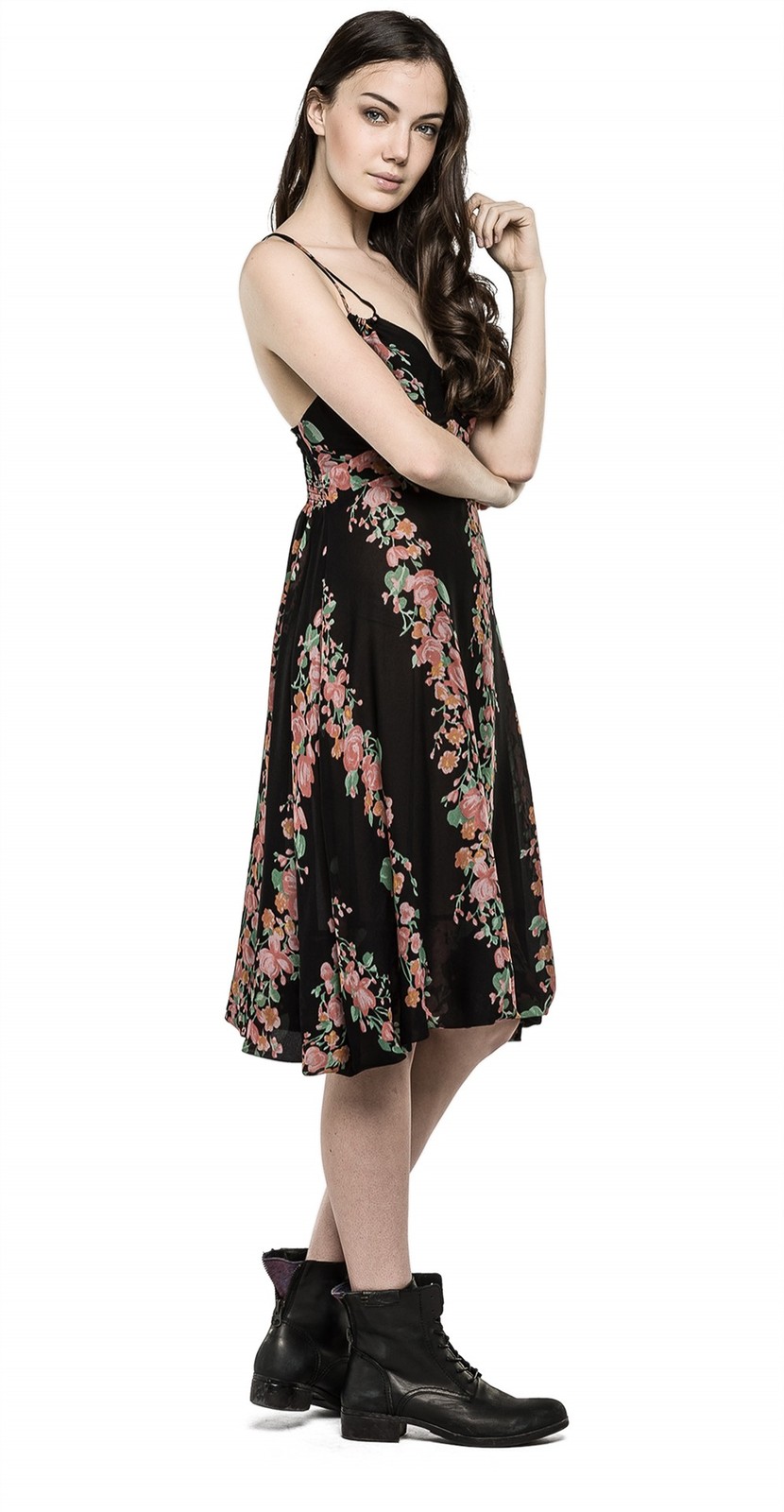 Replay női rövid virágmintás ruha 2015 fotója