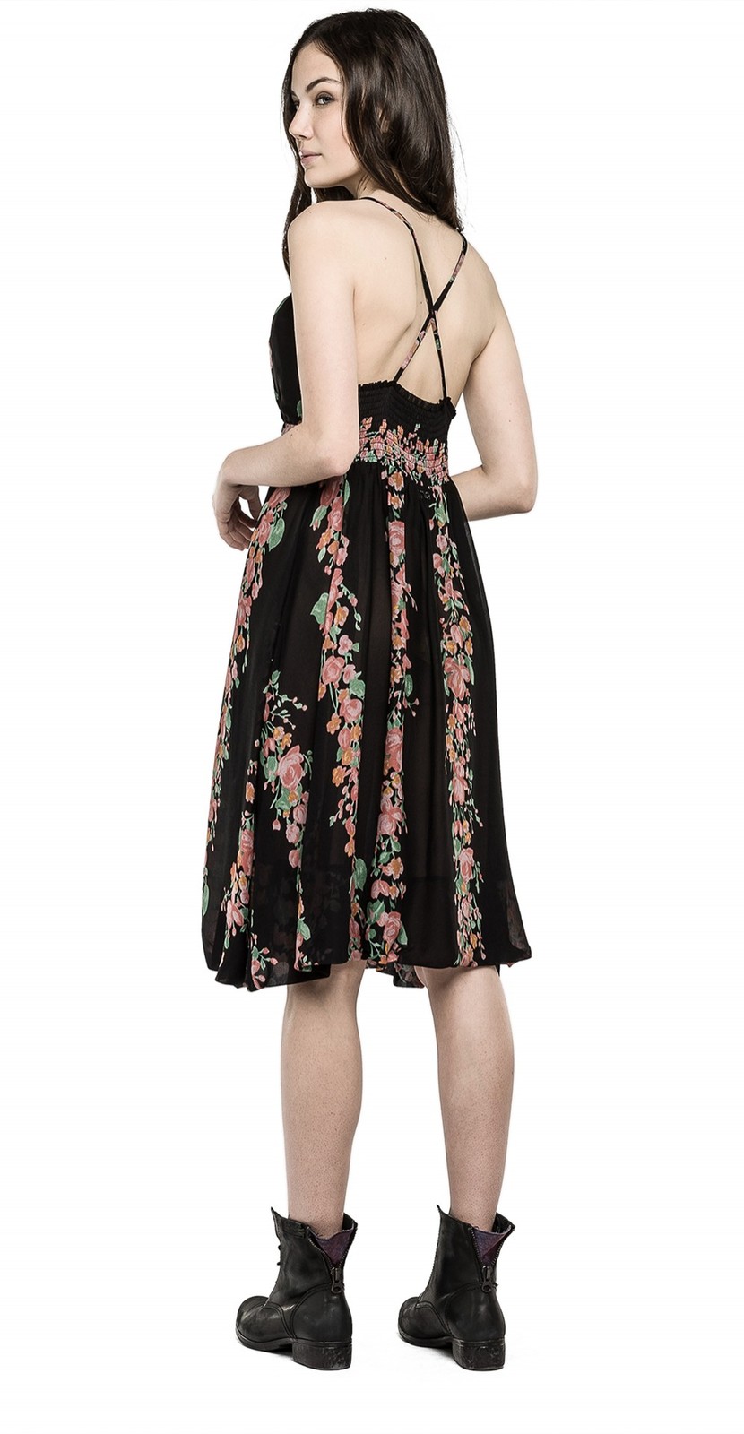 Replay női rövid virágmintás ruha 2015.02.28 fotója