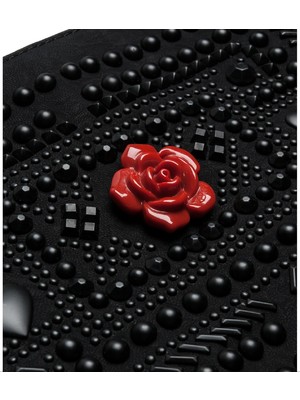 Replay női műbőr táska vörös rózsa díszítéssel
