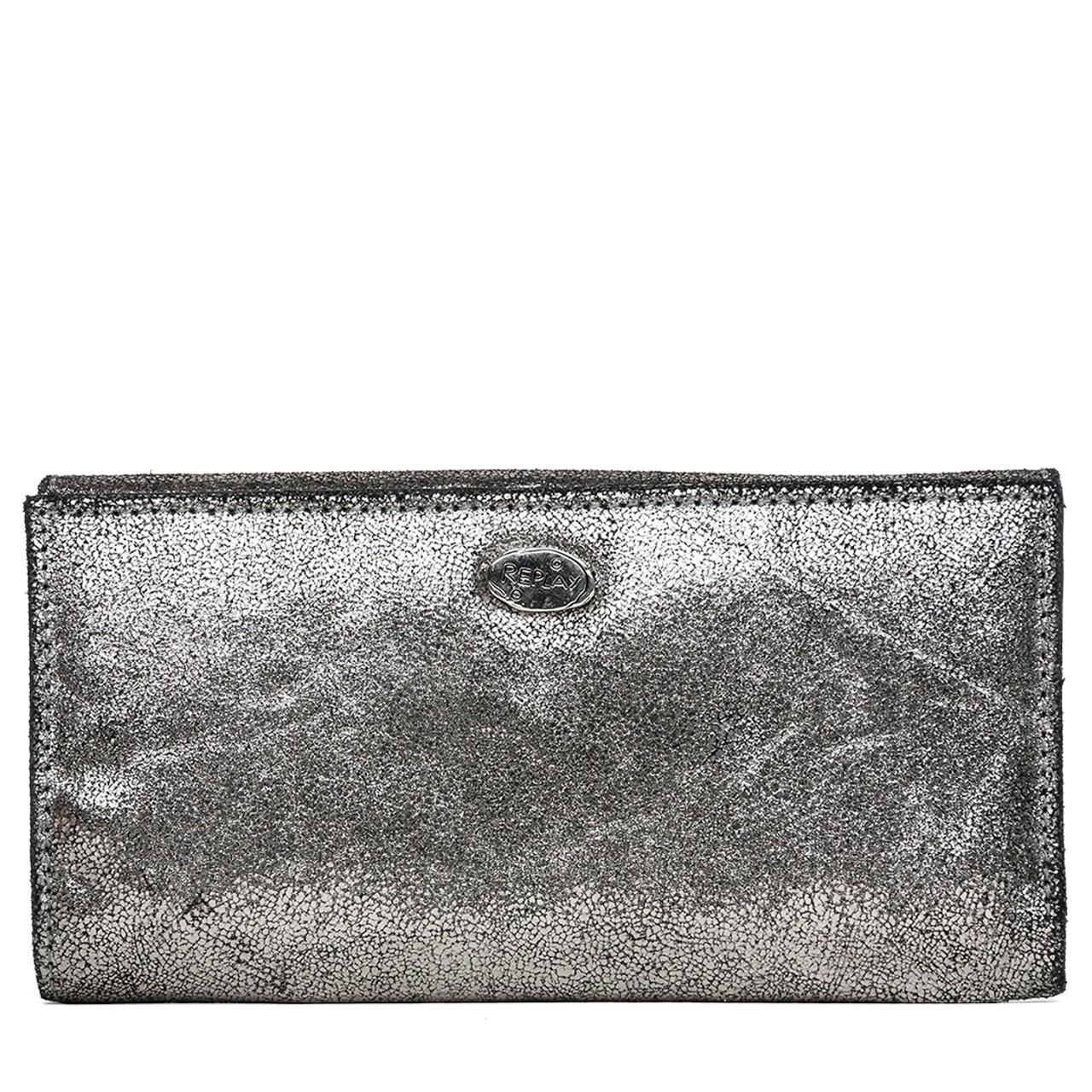 Replay fémes ezüst színű bőr pénztárca 2015.02.27 fotója