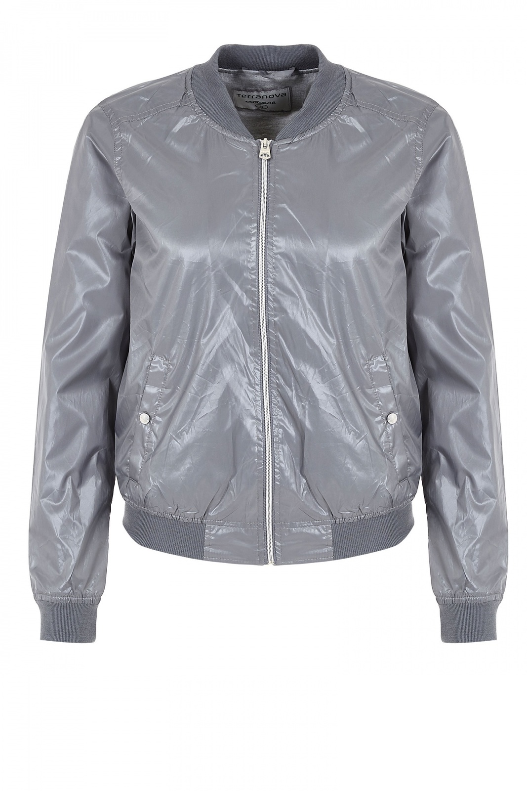 Terranova nylon sötétszürke bomber dzseki 2015.02.28 #79385 fotója