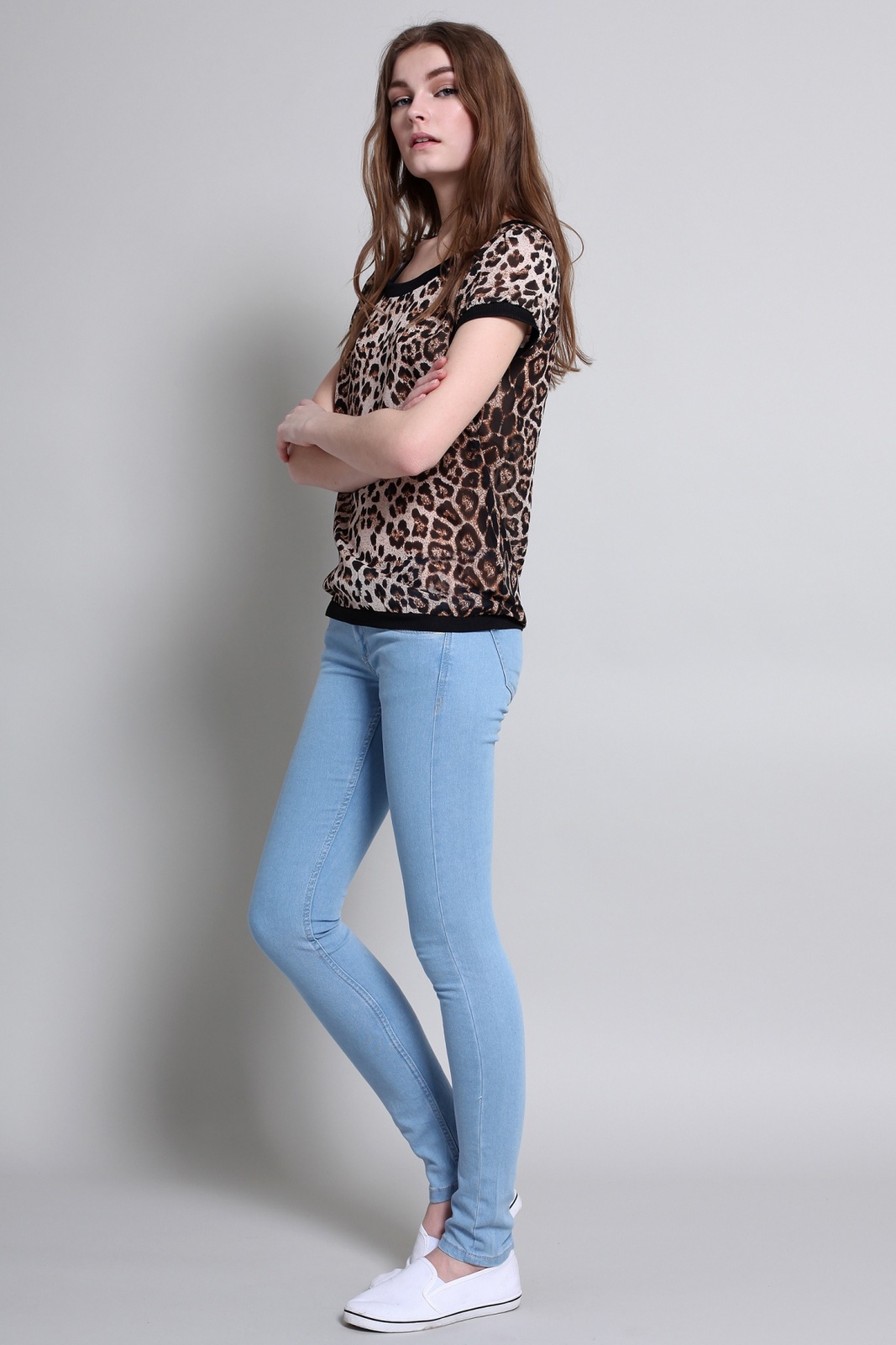 Terranova párducmintás női t-shirt 2015.02.28 fotója