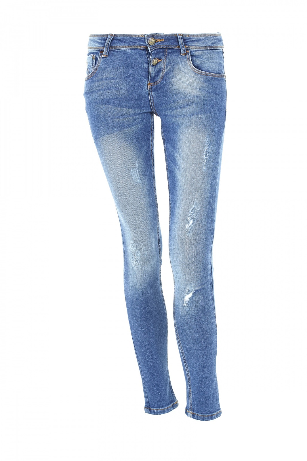 Terranova 5 zsebes tépett kék jeans 2015.02.28 #80097 fotója
