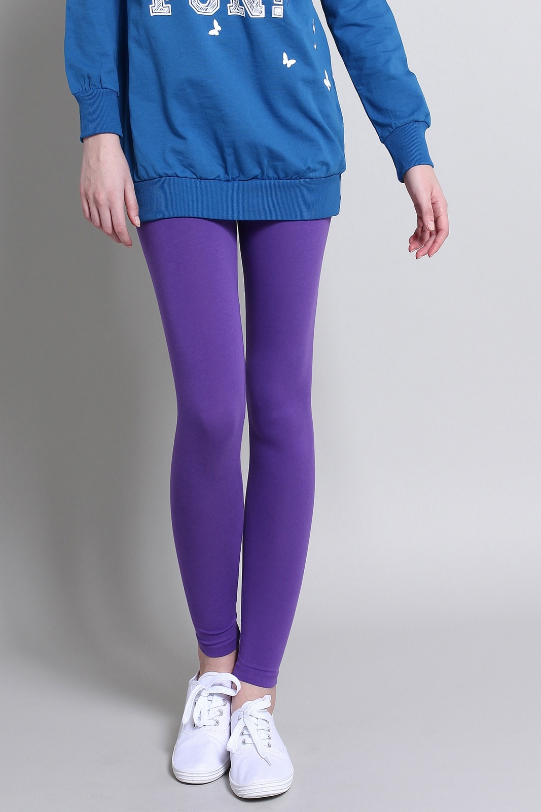 Terranova egyszínű lila női leggings fotója