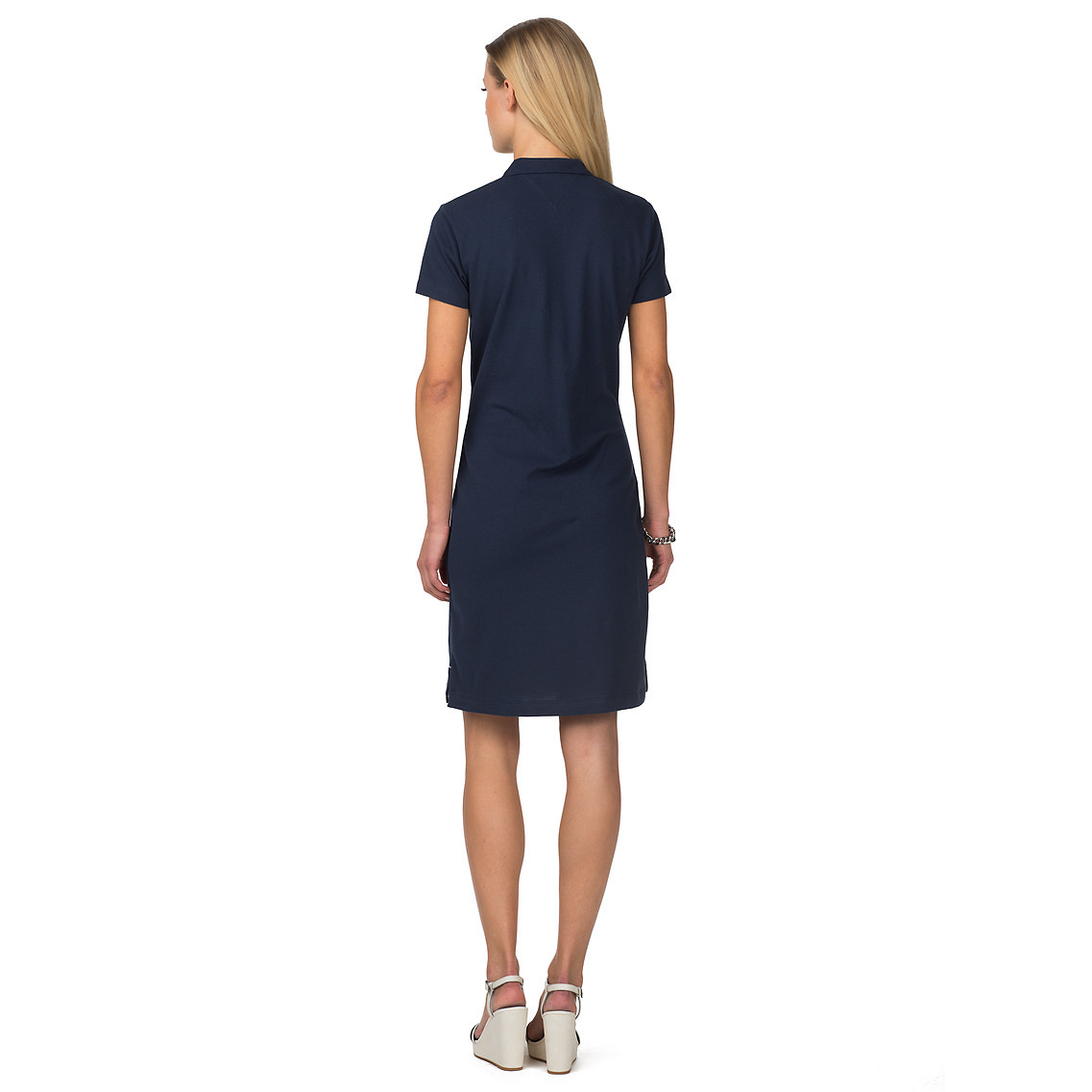 Tommy Hilfiger divatos női kék rövid ujjú pamut ingruha 2015.03.01 #80485 fotója