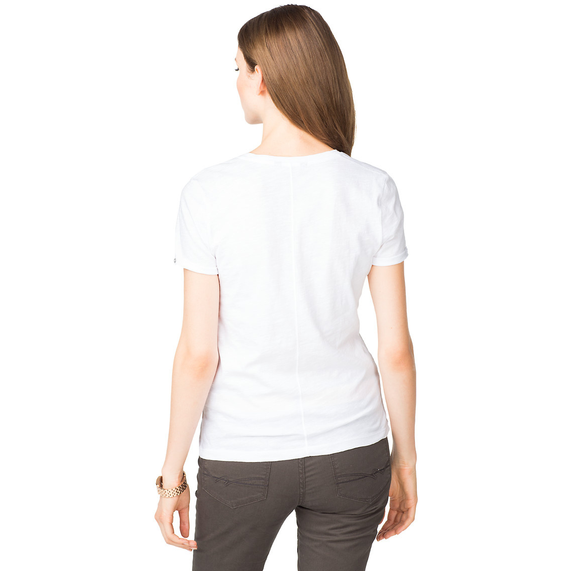 Tommy Hilfiger női fehér pamut T-shirt 2015 fotója
