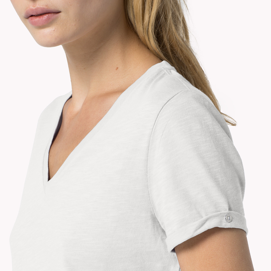 Tommy Hilfiger női fehér pamut T-shirt 2015.03.01 #80617 fotója
